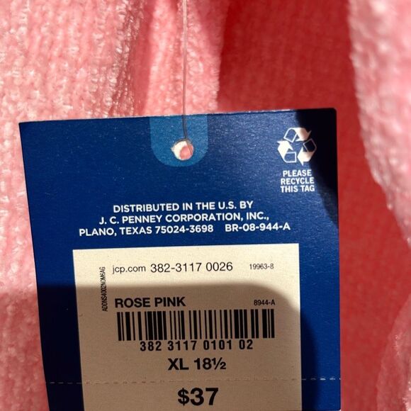 Arizona Jean Co. Women's Rose Pink Crew Neck Knit Pullover Sweater Size XL NWT - Picture 3 of 9